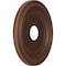 Ekena Millwork Traditional PVC Medallion (Canopies up to 9 1/2"), 16"OD x 3 1/2"ID x 1 3/8"P, Metallic Rust CMP16TRDRU - alternate 4